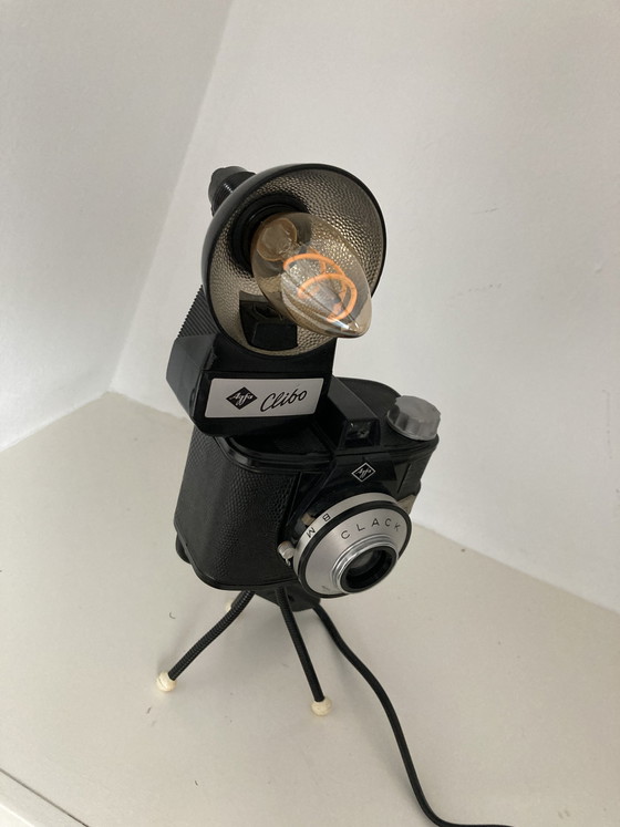 Image 1 of Vintage Kamera Lampe Agfa Stativ