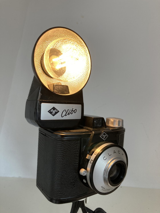 Image 1 of Vintage Kamera Lampe Agfa Stativ