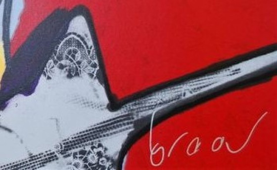 Image 1 of Herman Brood Gr Farbsiebdruck Some Like It Hot Handsigniert.