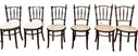 6 Thonet Bistrostühle