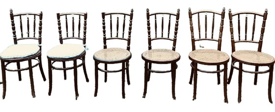Image 1 of 6 Thonet Bistrostühle
