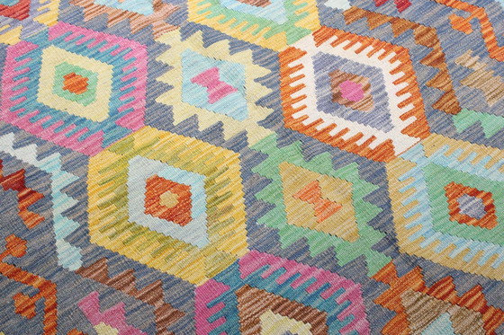 Image 1 of Original Old Style Kelim Afghan 194 X 152 Cm Top Zustand