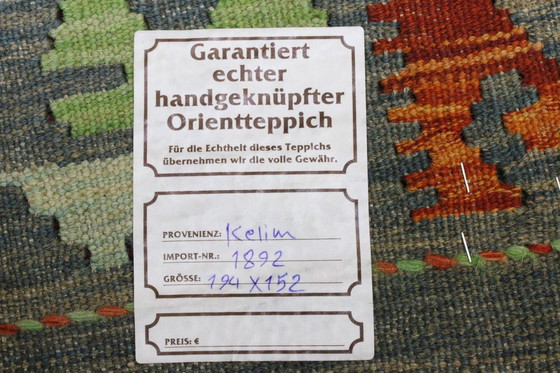 Image 1 of Original Old Style Kelim Afghan 194 X 152 Cm Top Zustand