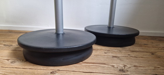 Image 1 of 2x Haworth Comforto Sitz-Stehstuhl ergonomische Hocker