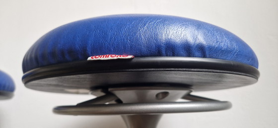 Image 1 of 2x Haworth Comforto Sitz-Stehstuhl ergonomische Hocker