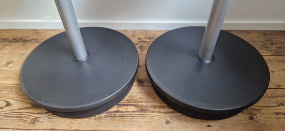 Image 1 of 2x Haworth Comforto Sitz-Stehstuhl ergonomische Hocker