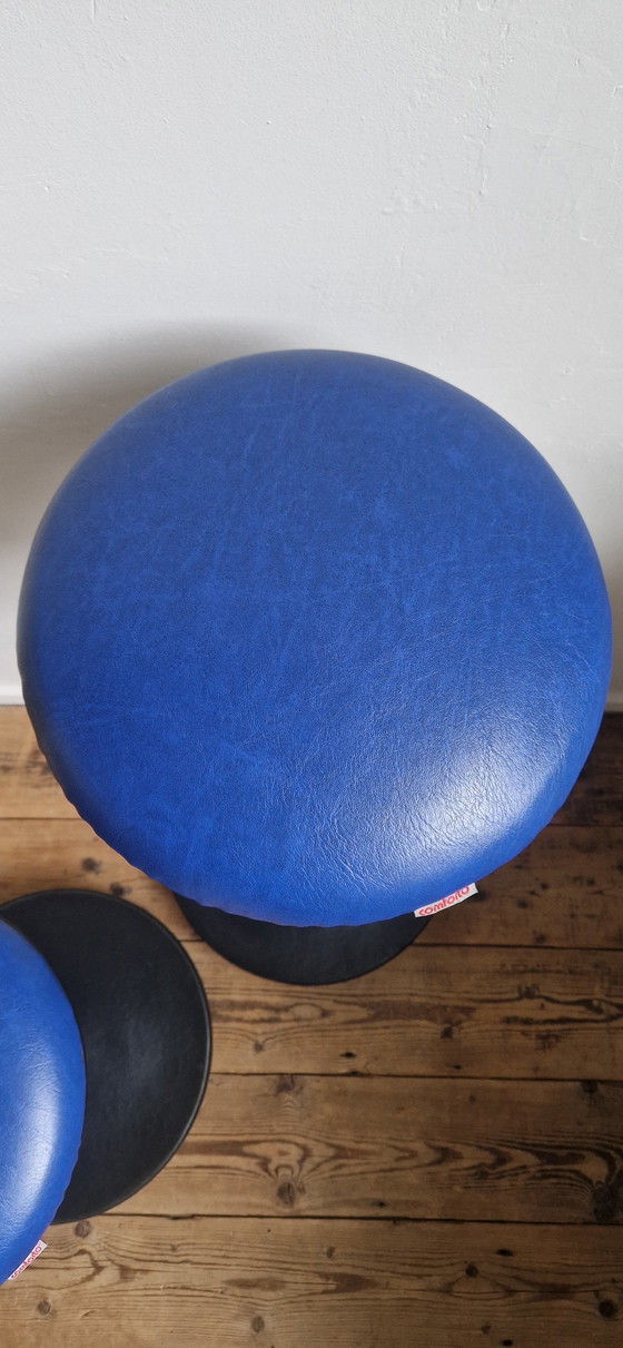 Image 1 of 2x Haworth Comforto Sitz-Stehstuhl ergonomische Hocker