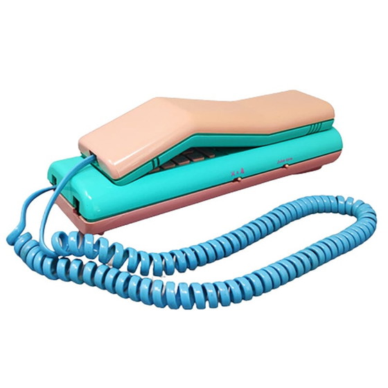 Image 1 of Vintage Swatch Twin Phone „1. Modell“. Memphis -Stil