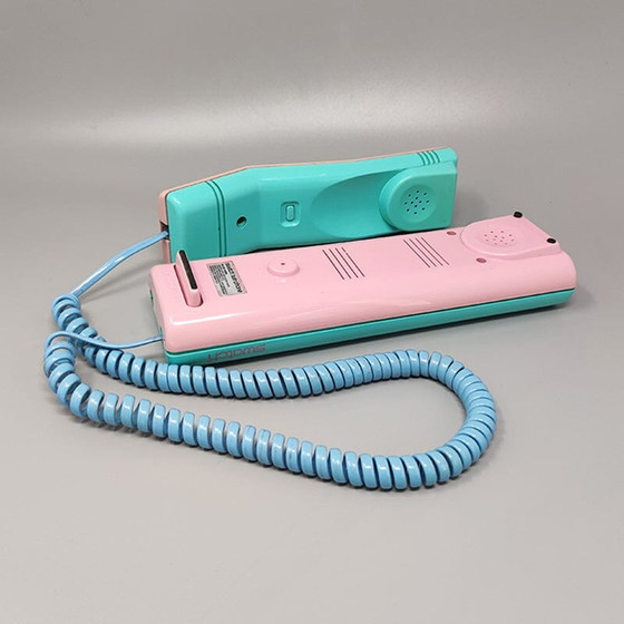 Image 1 of Vintage Swatch Twin Phone „1. Modell“. Memphis -Stil