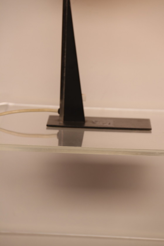 Image 1 of Schreibtischlampe aus schwarzem Metall von Louis Kalff für Philips – NL – 1950er Jahre