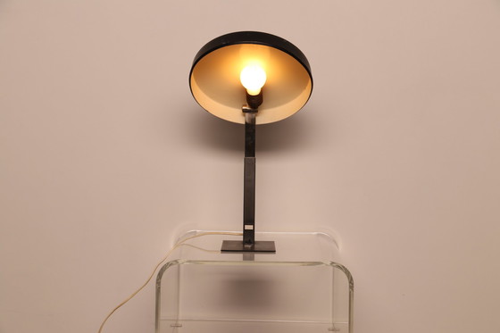 Image 1 of Schreibtischlampe aus schwarzem Metall von Louis Kalff für Philips – NL – 1950er Jahre