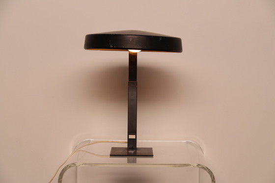 Image 1 of Schreibtischlampe aus schwarzem Metall von Louis Kalff für Philips – NL – 1950er Jahre