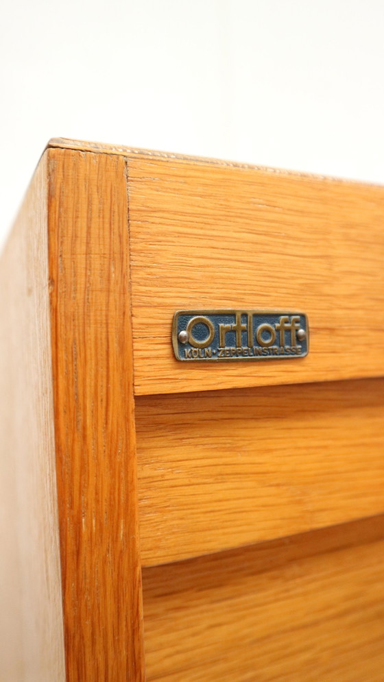 Image 1 of Vintage Hochschrank mit Rolltür aus den 1970er Jahren