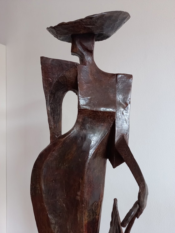 Image 1 of Jan Vermaat Bronzestatue