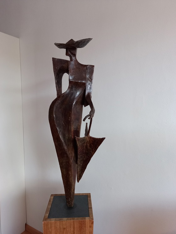 Image 1 of Jan Vermaat Bronzestatue