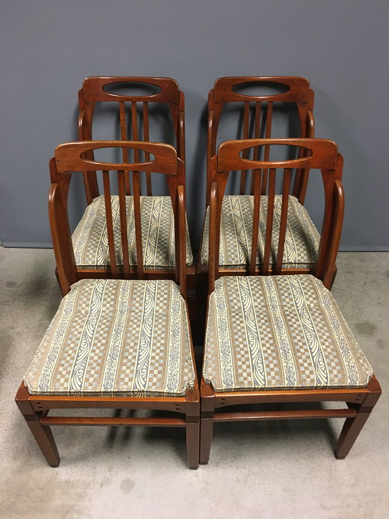 Image 1 of Set aus 4 Esszimmerstühlen von Frits Schuitema für Schuitema & Zonen