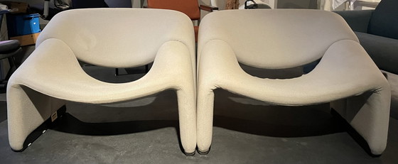 Image 1 of 2x Artifort by Pierre Paulin F598 Stuhl