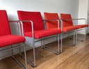 4 x Arco -Rahmenstühle