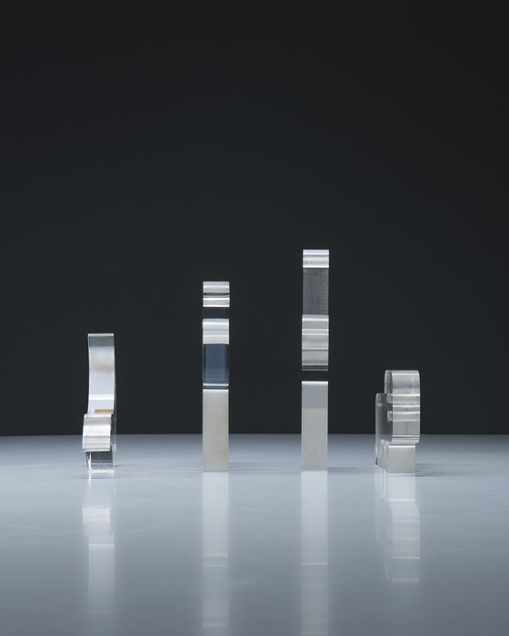 Image 1 of 4x iGuzzini Animal aus Lucite