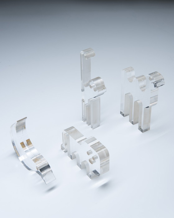 Image 1 of 4x iGuzzini Animal aus Lucite