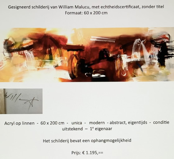 Image 1 of William Malucu - Ohne Titel