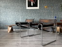 2x Bononia/Gavina Wassily B3 Stühle von Marcel Breuer