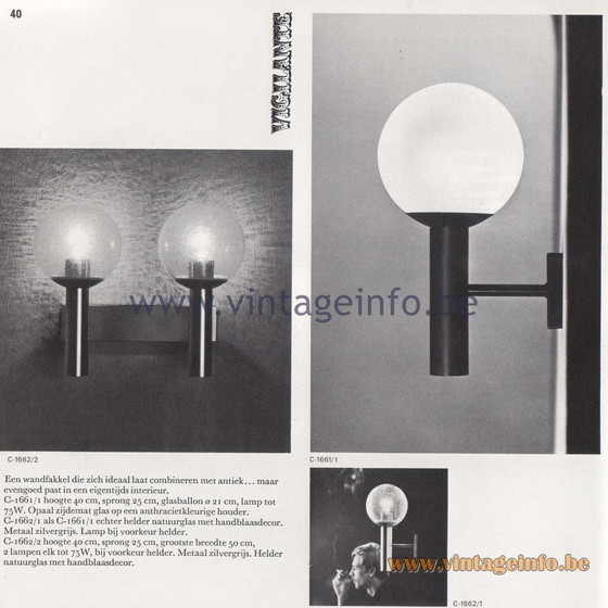 Image 1 of Raak Amsterdam C1661/1 Wandleuchte