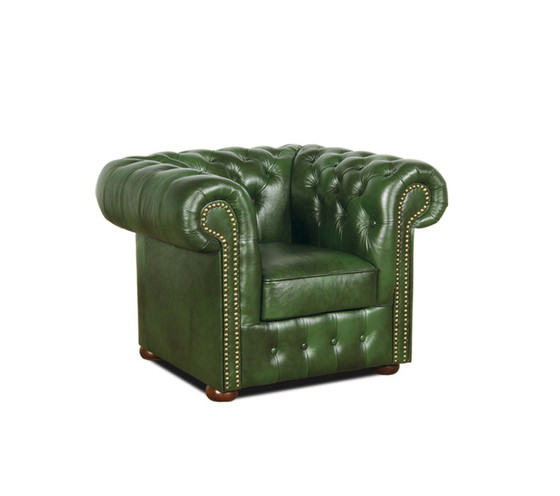Image 1 of English chesterfield garnitur sofagrnitur couchgarnitur ledergarnitur vintage stil