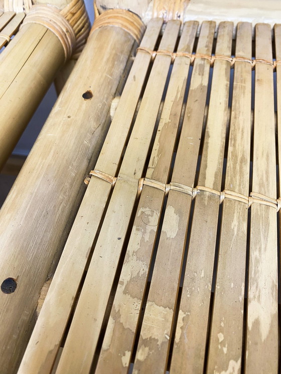 Image 1 of Bambus Essecke mit Esstisch und vier Stühlen