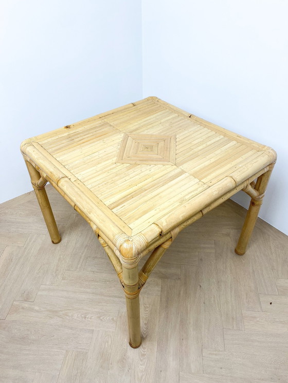 Image 1 of Bambus Essecke mit Esstisch und vier Stühlen