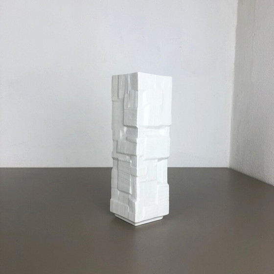 Image 1 of Vase aus deutschem Porzellan und weißer Keramik von Heinrich, Deutschland 1970