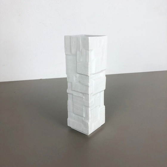 Image 1 of Vase aus deutschem Porzellan und weißer Keramik von Heinrich, Deutschland 1970