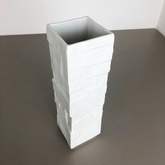Image 1 of Vase aus deutschem Porzellan und weißer Keramik von Heinrich, Deutschland 1970