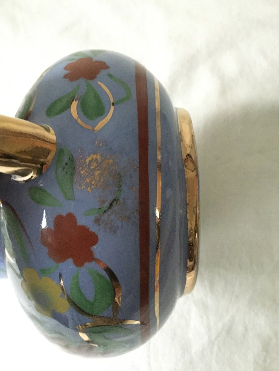 Image 1 of Art Deco Ohrvase mit vergoldeten Details