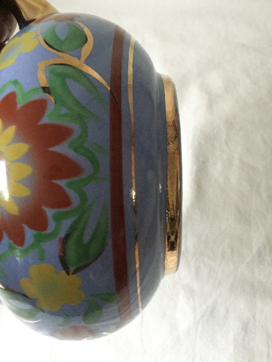 Image 1 of Art Deco Ohrvase mit vergoldeten Details