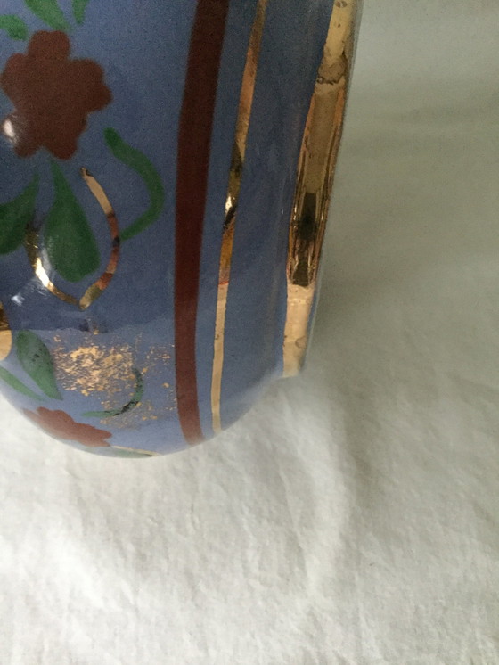 Image 1 of Art Deco Ohrvase mit vergoldeten Details