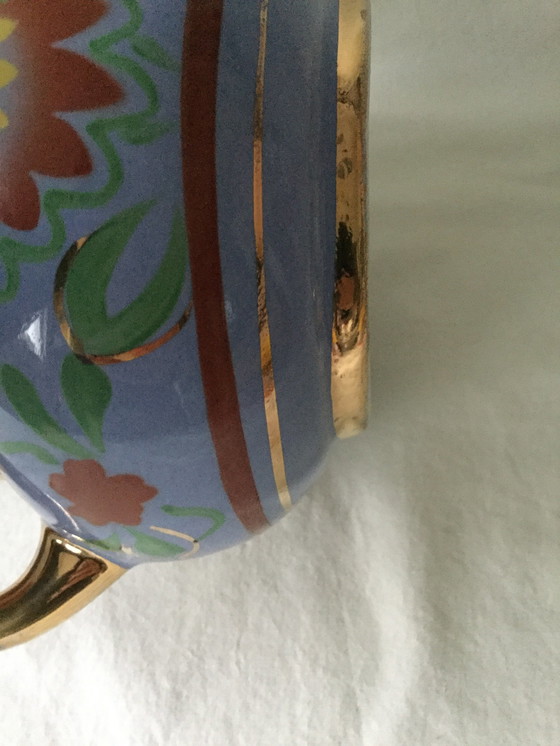 Image 1 of Art Deco Ohrvase mit vergoldeten Details