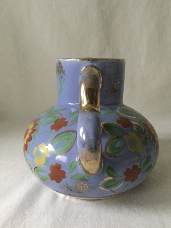 Image 1 of Art Deco Ohrvase mit vergoldeten Details