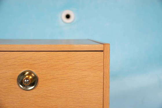 Image 1 of Minimalistische blonde skandinavische Kommode Eiche, Midmod Kommode