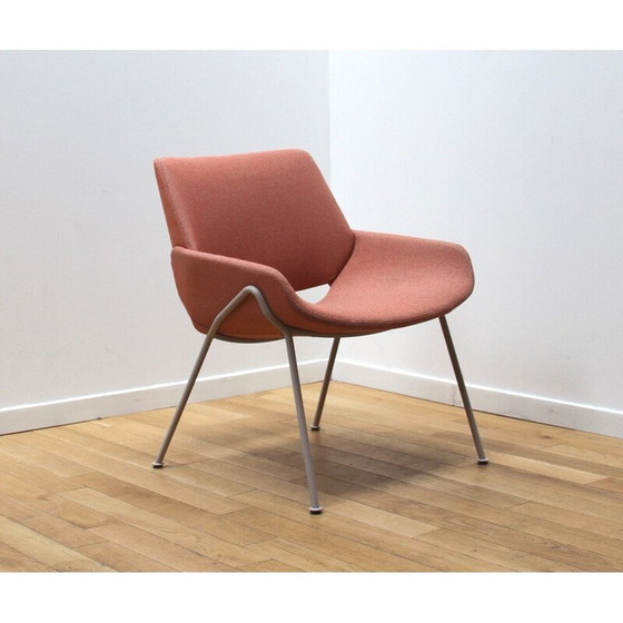 Image 1 of Monk Vintage-Sessel aus gebeiztem Metall und Stoff für Prostoria