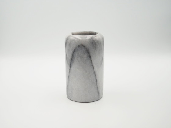 Image 1 of Marmor-Kerzenhalter-Set, Dänisches Design, 1970er Jahre, Produktion: Dänemark