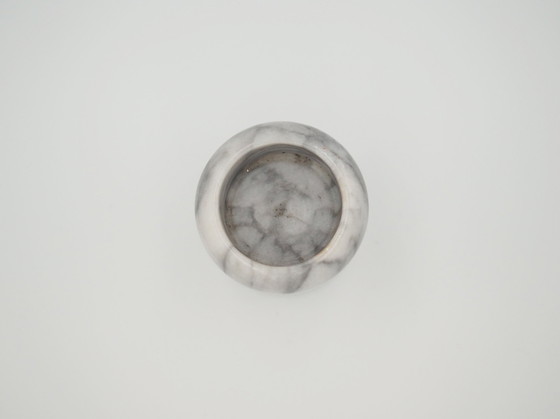 Image 1 of Marmor-Kerzenhalter-Set, Dänisches Design, 1970er Jahre, Produktion: Dänemark