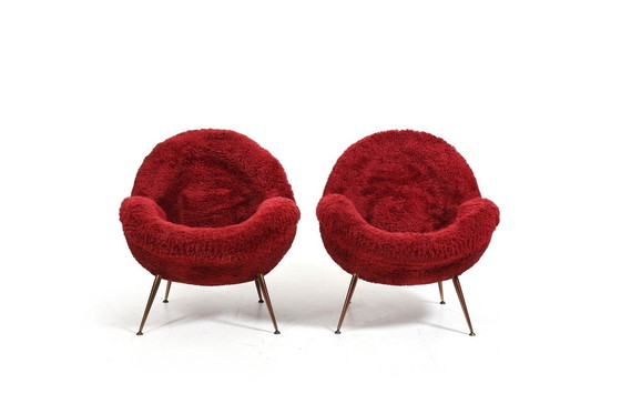 Image 1 of Paar Sessel von Fritz Neth für Correcta 1955