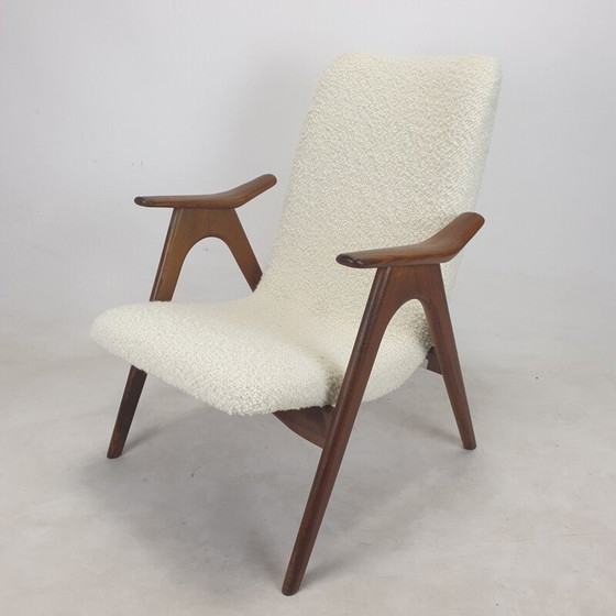 Image 1 of Paar Vintage-Sessel aus Teakholz von Louis van Teeffelen für Wébé, Niederlande 1960