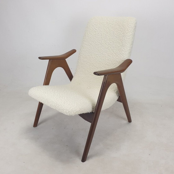 Image 1 of Paar Vintage-Sessel aus Teakholz von Louis van Teeffelen für Wébé, Niederlande 1960