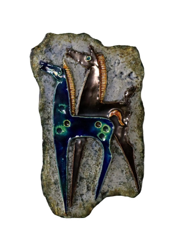 Image 1 of Helmut Schäffenacker Wandkeramik Vintage