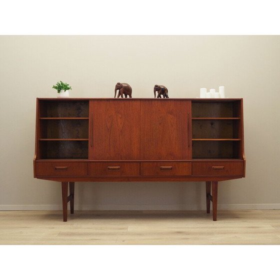 Image 1 of Vintage Teakholz Highboard, Dänemark 1960er Jahre