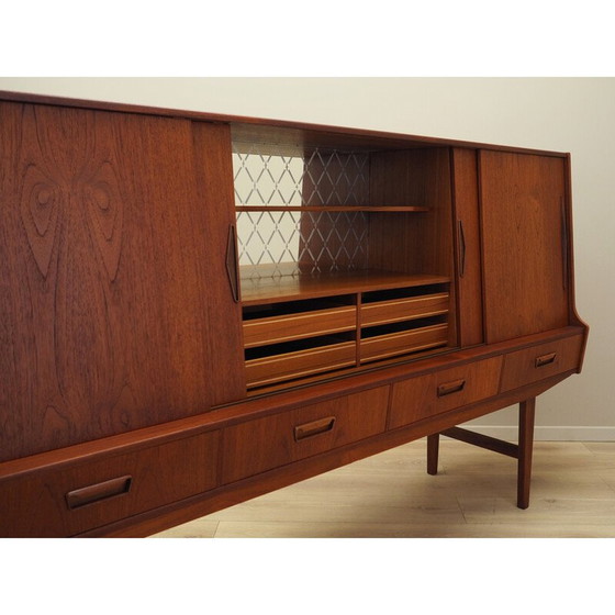 Image 1 of Vintage Teakholz Highboard, Dänemark 1960er Jahre