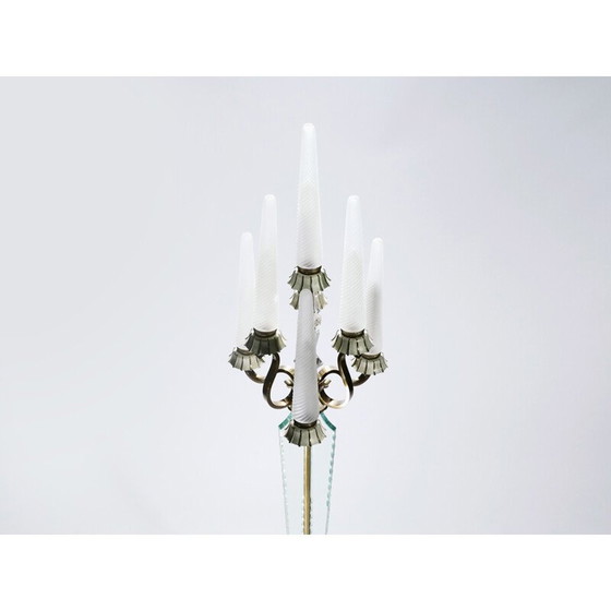 Image 1 of Stehlampe aus alter Bronze von Marius-Ernest Sabino, 1930