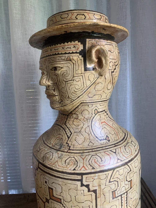 Vintage Shipibo Vase Peru